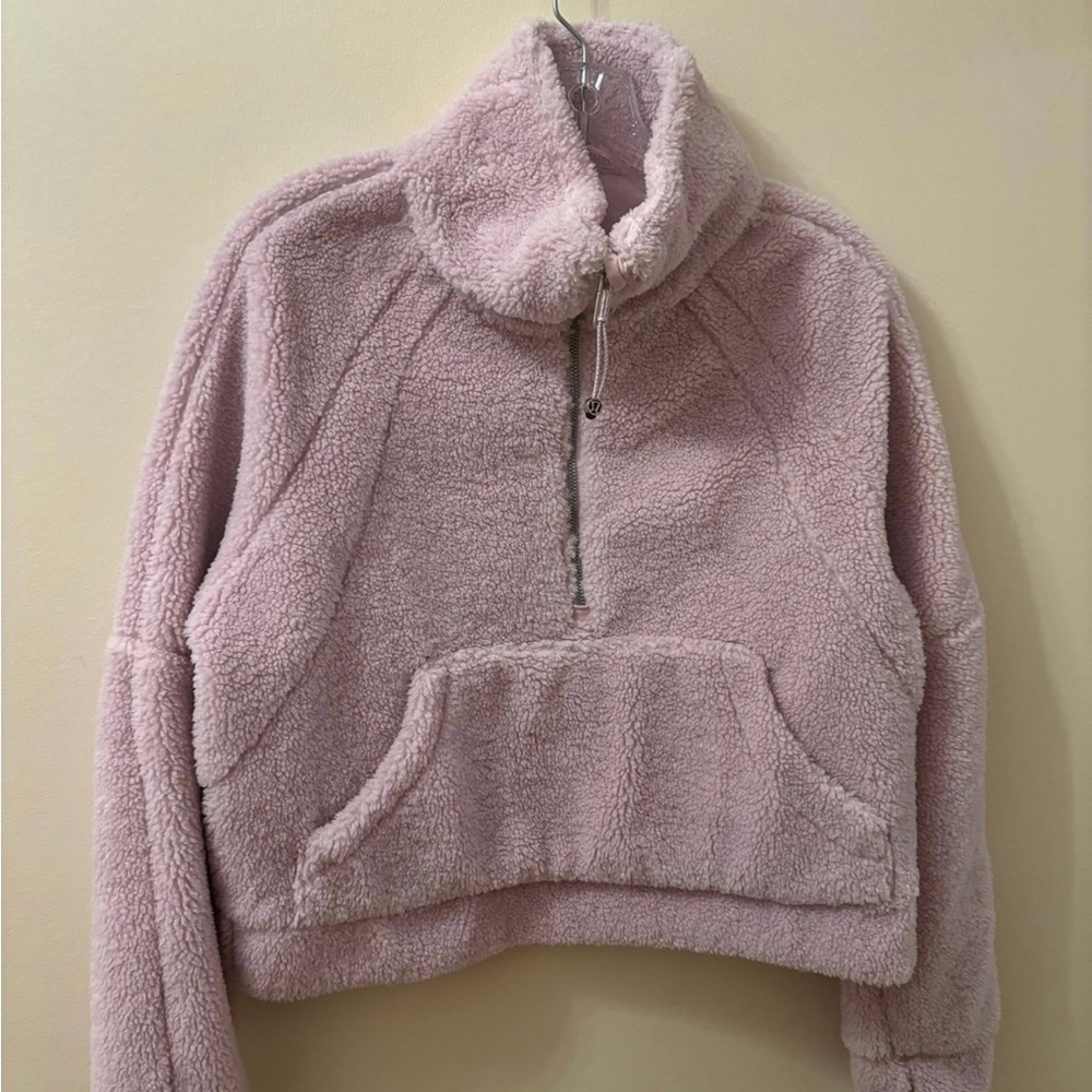 Purple/light pink sherpa lululemon scuba